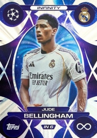 IN6 Jude Bellingham Real Madryt Infinity Match Attax 2025/26