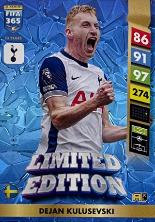 LE27 Dejan Kulusevski Tottenham Hotspur Limited Edition