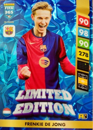 LE108 Frenkie de Jong FC Barcelona	Limited Edition