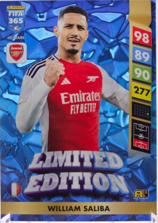 LE10 William Saliba Arsenal Limited Edition