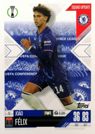 12 João Félix Chelsea Squad Update Match Attax Extra 2025