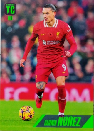 118 Darwin Núñez Liverpool Base card Top Class 2025