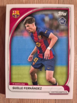 6 Guille Fernández RC Barcelona First Team Topps Collector Tin