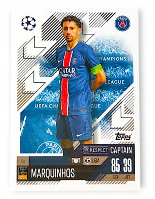 158	Marquinhos	Paris Saint-Germain Captain