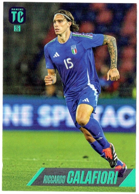 25 Riccardo Calafiori Italy Base card Top Class 2025