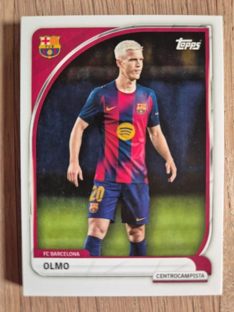 8 Olmo Barcelona First Team Topps Collector Tin