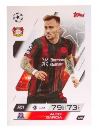 179 Aleix García Bayer Leverkusen Base Match Attax 2025/26