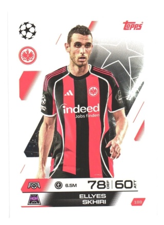 188 Ellyes Skhiri Eintracht Frankfurt Base Match Attax 2025/26
