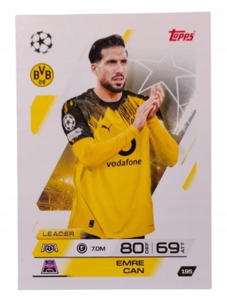 195 Emre Can Borussia Base Match Attax 2025/26