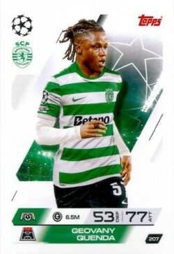 207 Geovany Quenda Sporting Base Match Attax 2025/26