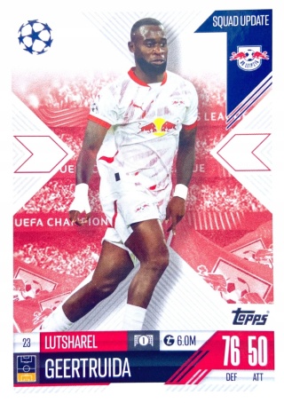 23 Lutsharel Geertruida RB Leipzig Squad Update Match Attax Extra 2025
