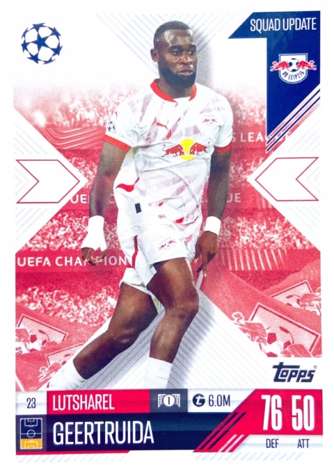 23 Lutsharel Geertruida RB Leipzig Squad Update Match Attax Extra 2025