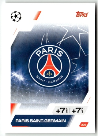 226 Team Badge PSG Base Match Attax 2025/26