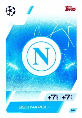 244 Team Badge SSC Napoli Base Match Attax 2025/26