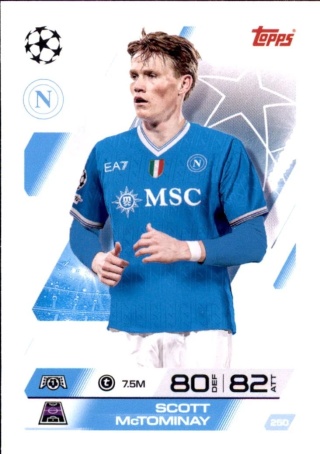 250 Scott McTominay SSC Napoli Base Match Attax 2025/26