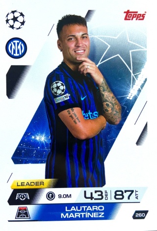 260 Lautaro Martínez Inter Base Match Attax 2025/26
