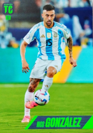 90 Nico González Argentina Base card Top Class 2025