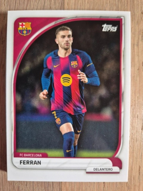 17 Ferran Barcelona First Team Topps Collector Tin