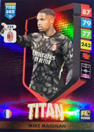 324 Mike Maignan AC Milan Power Titan FIFA 365 2025