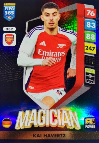 332 Kai Havertz Arsenal Power Magician FIFA 365 2025