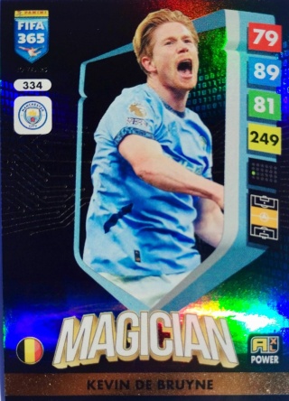 334 Kevin De Bruyne Manchester City Power Magician FIFA 365 2025