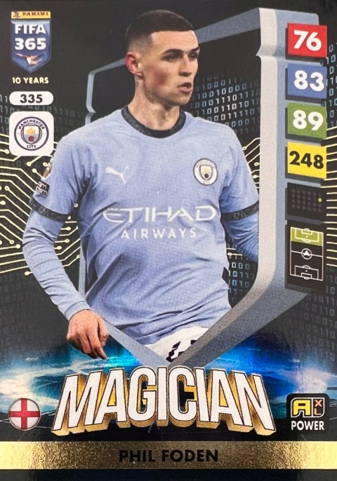 335 Phil Foden Manchester City Power Magician FIFA 365 2025