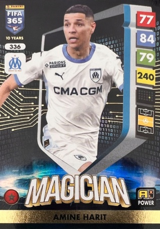 336 Amine Harit Olympique Marsylia Power Magician FIFA 365 2025