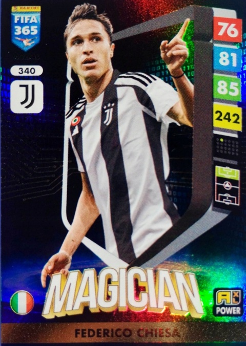 340 Federico Chiesa Juventus Power Magician FIFA 365 2025
