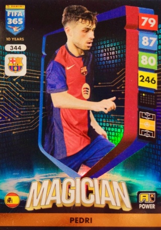 344 Pedri FC Barcelona Power Magician FIFA 365 2025