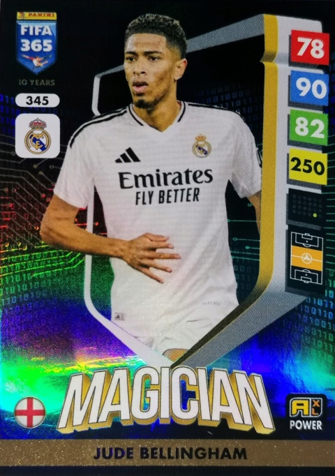 345 Jude Bellingham Real Madryt Power Magician FIFA 365 2025