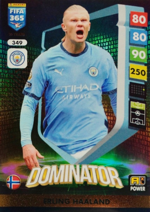 349 Erling Haaland Manchester City Power Dominator FIFA 365 2025