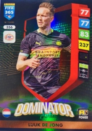 356 Luuk de Jong PSV Eindhoven Power Dominator FIFA 365 2025