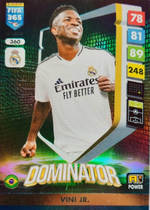 360 Vinícius Júnior Real Madryt Power Dominator FIFA 365 2025