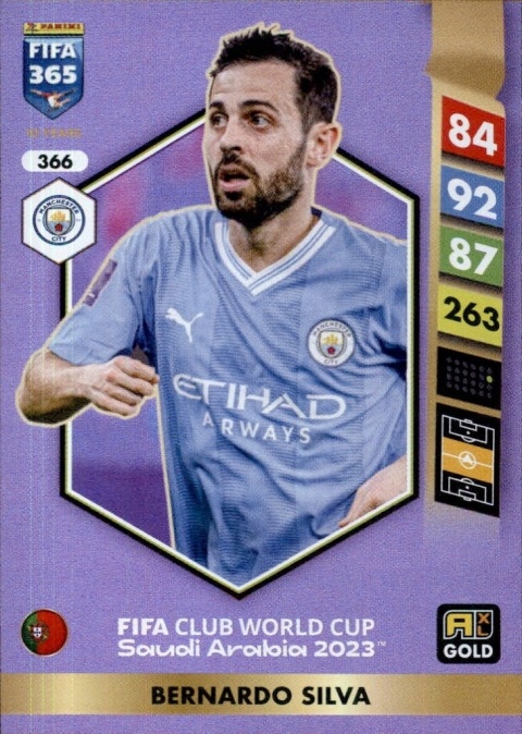 366 Bernardo Silva Manchester City Gold FIFA Club World Cup 2023 FIFA 365 2025