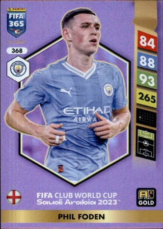 368 Phil Foden Manchester City Gold FIFA Club World Cup 2023 FIFA 365 2025