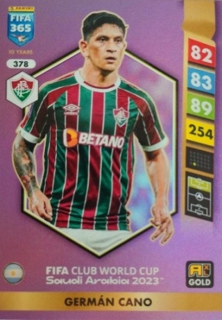 378 Germán Cano Fluminense Gold FIFA Club World Cup 2023 FIFA 365 2025