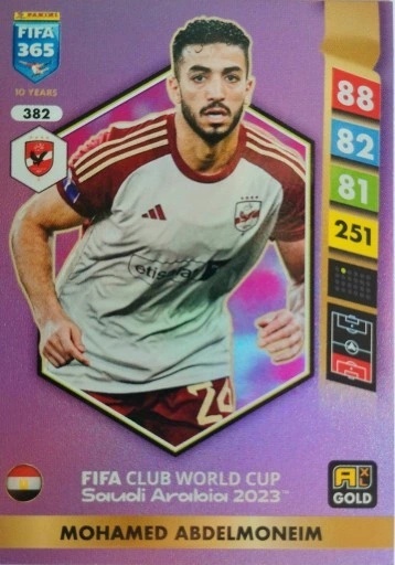 382 Mohamed Abdelmoneim Al Ahly Gold FIFA Club World Cup 2023 FIFA 365 2025