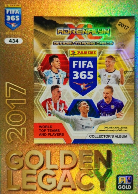 434 Panini FIFA 365 2017 Golden Legacy Gold Golden Legacy FIFA 365 2025