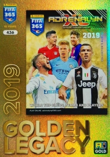 436 Panini FIFA 365 2019 Golden Legacy Gold Golden Legacy FIFA 365 2025