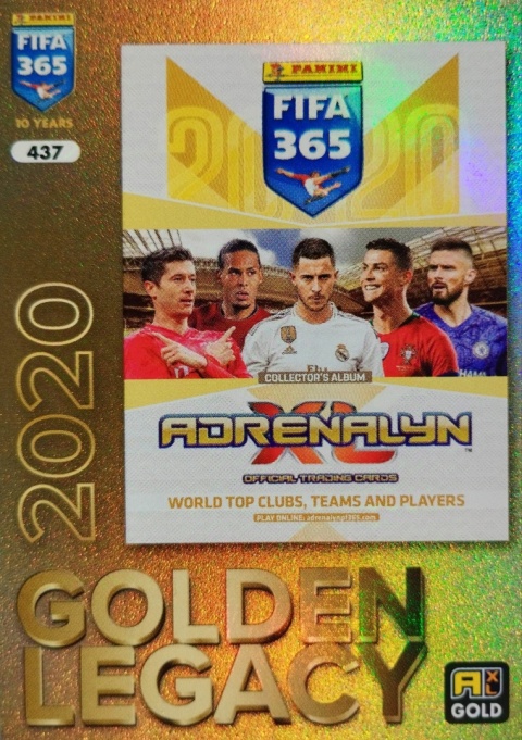 437 Panini FIFA 365 2020 Golden Legacy Gold Golden Legacy FIFA 365 2025