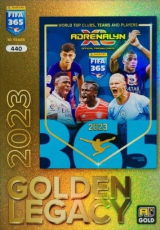 440 Panini FIFA 365 2023 Golden Legacy Gold Golden Legacy FIFA 365 2025