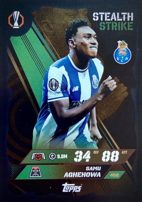 458 Samu Aghehowa FC Porto Stealth Strike Match Attax 2025/26