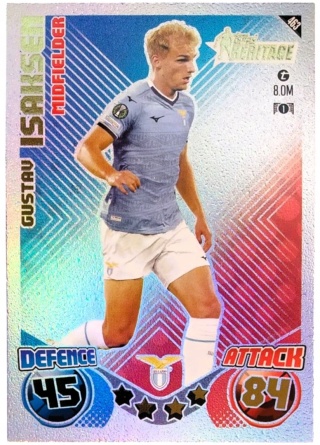 463	Gustav Isaksen SS Lazio Topps Heritage Match Attax 2024/25