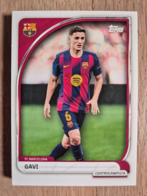 9 Gavi Barcelona First Team Topps Collector Tin