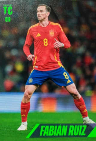 63 Fabián Ruiz Spain Base card Top Class 2025
