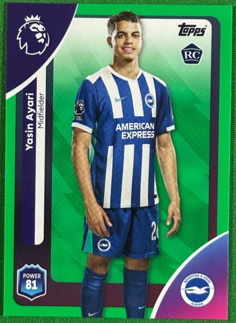 82 Yasin AyariRC Brighton Base Green Premier League 2026