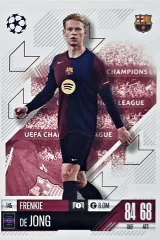 145	Frenkie de Jong	FC Barcelona Base card Match Attax 2024/25