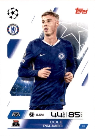 72 Cole Palmer Chelsea Base Match Attax 2025/26