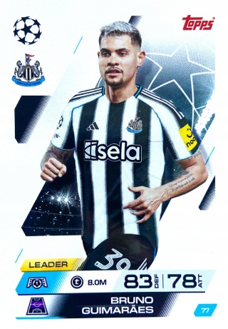 77 Bruno Guimarães Newcastle United Base Match Attax 2025/26