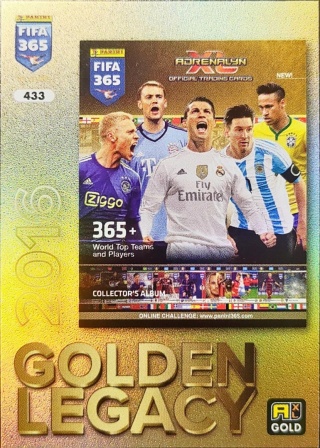 433 Panini FIFA 365 2016 Golden Legacy Gold Golden Legacy FIFA 365 2025